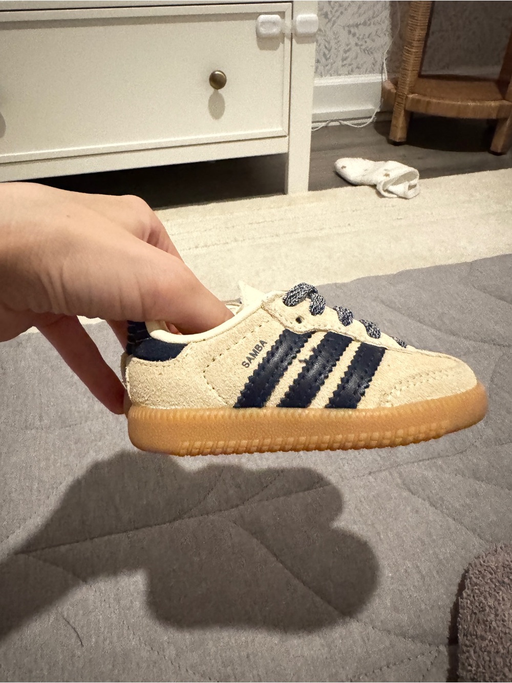 NWT Adidas Samba vanilla indigo